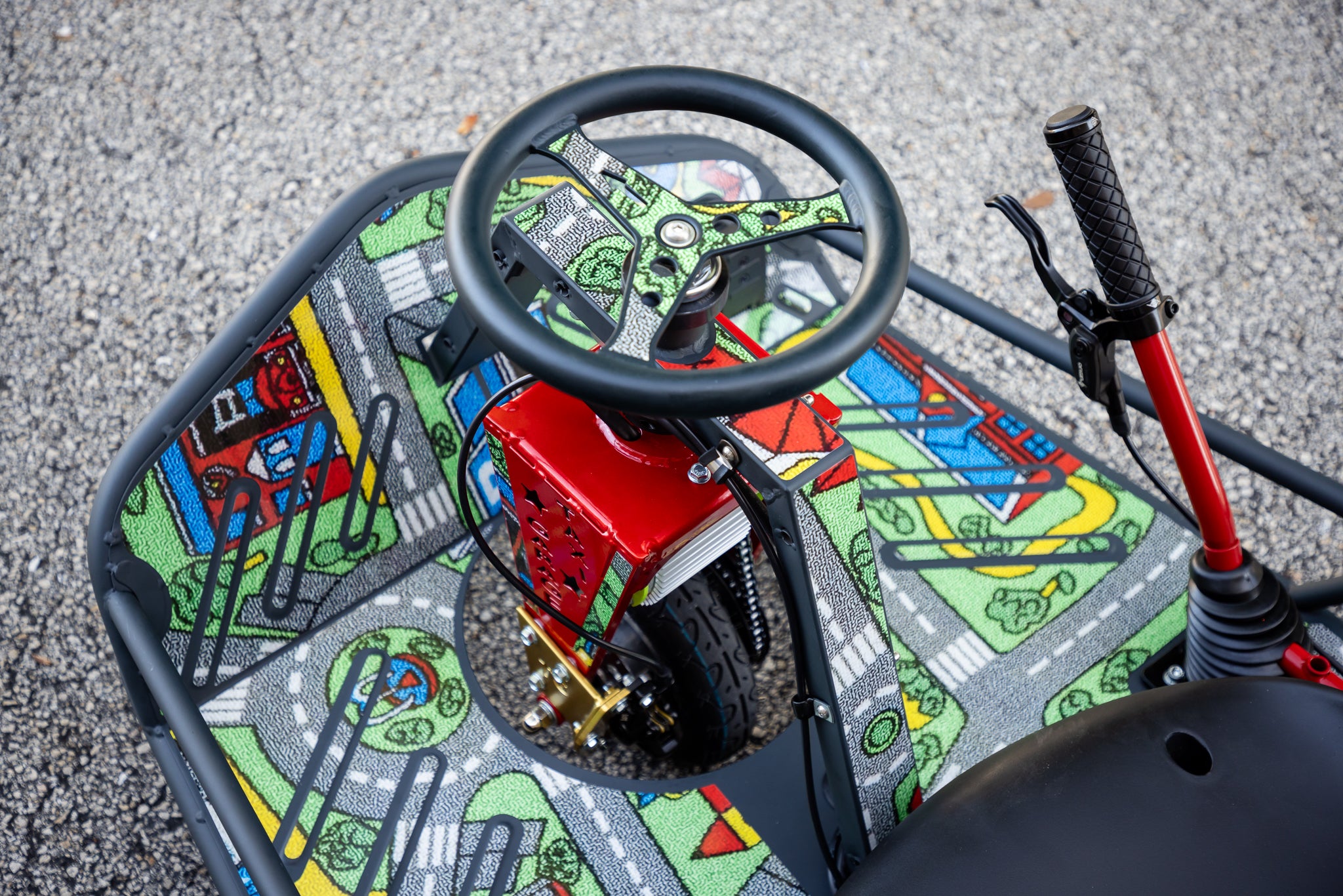 'Carpet Map' Stage 4 XL Taxi Garage Crazy Cart INVENTORY