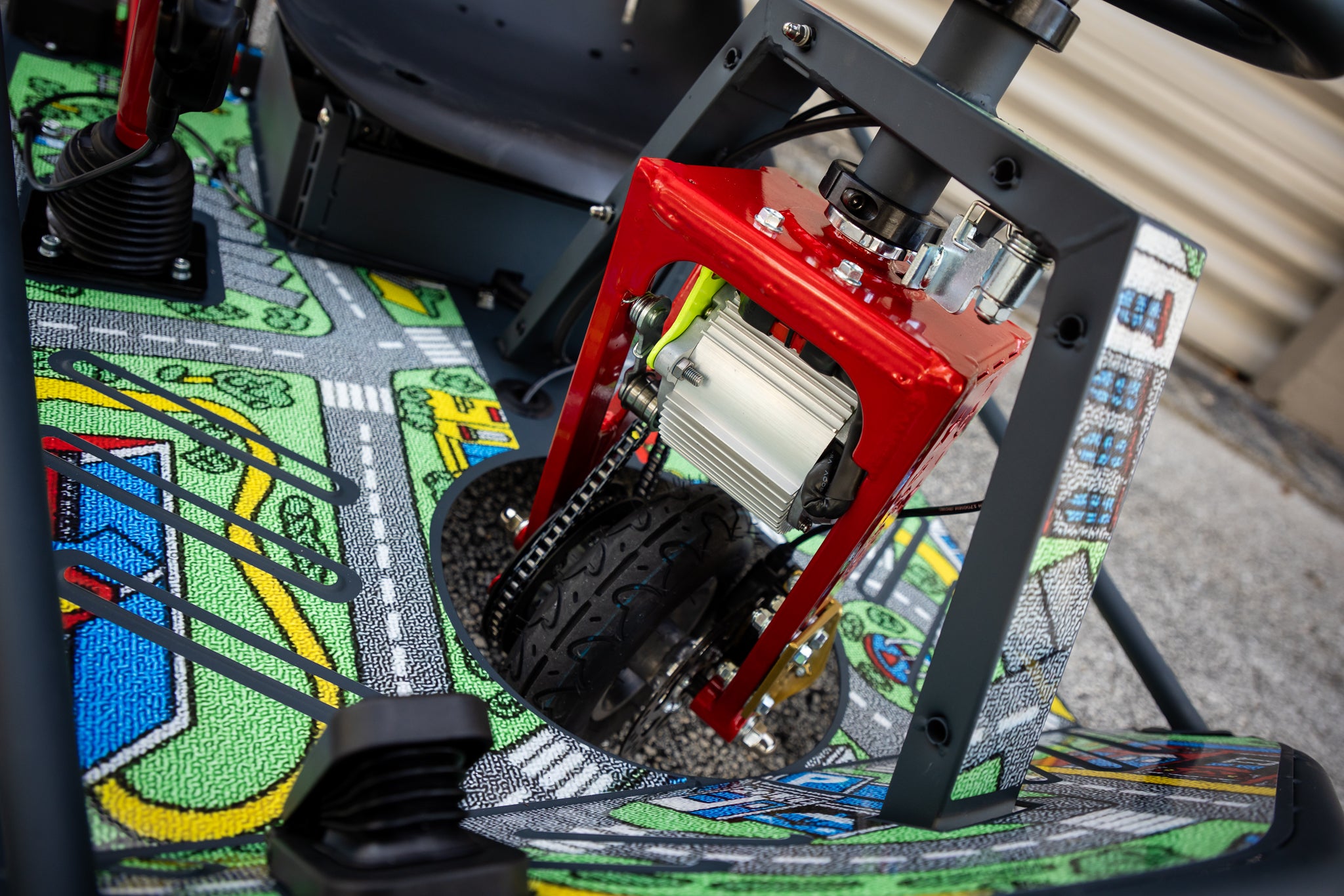 'Carpet Map' Stage 4 XL Taxi Garage Crazy Cart INVENTORY