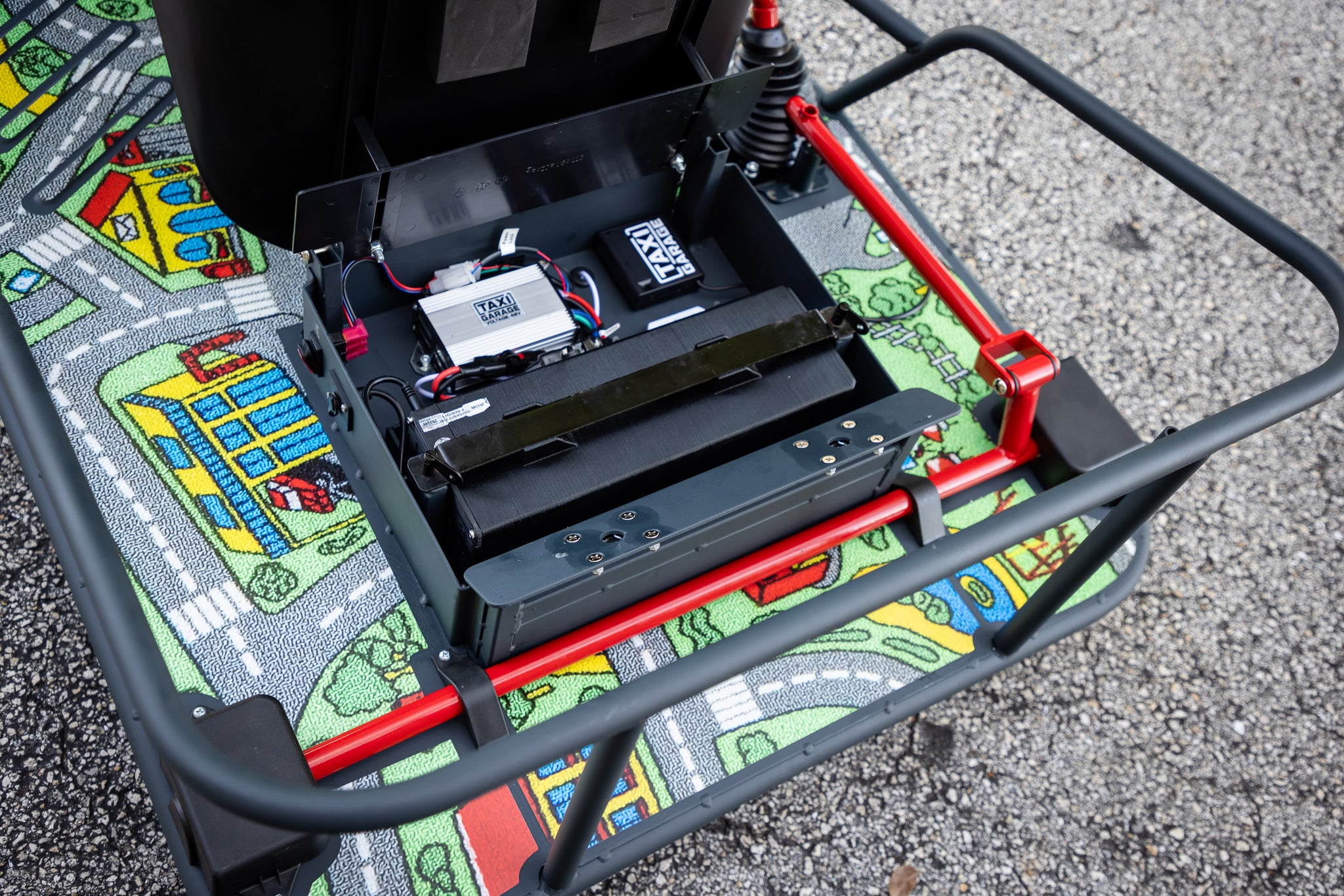 'Carpet Map' Stage 4 XL Taxi Garage Crazy Cart INVENTORY