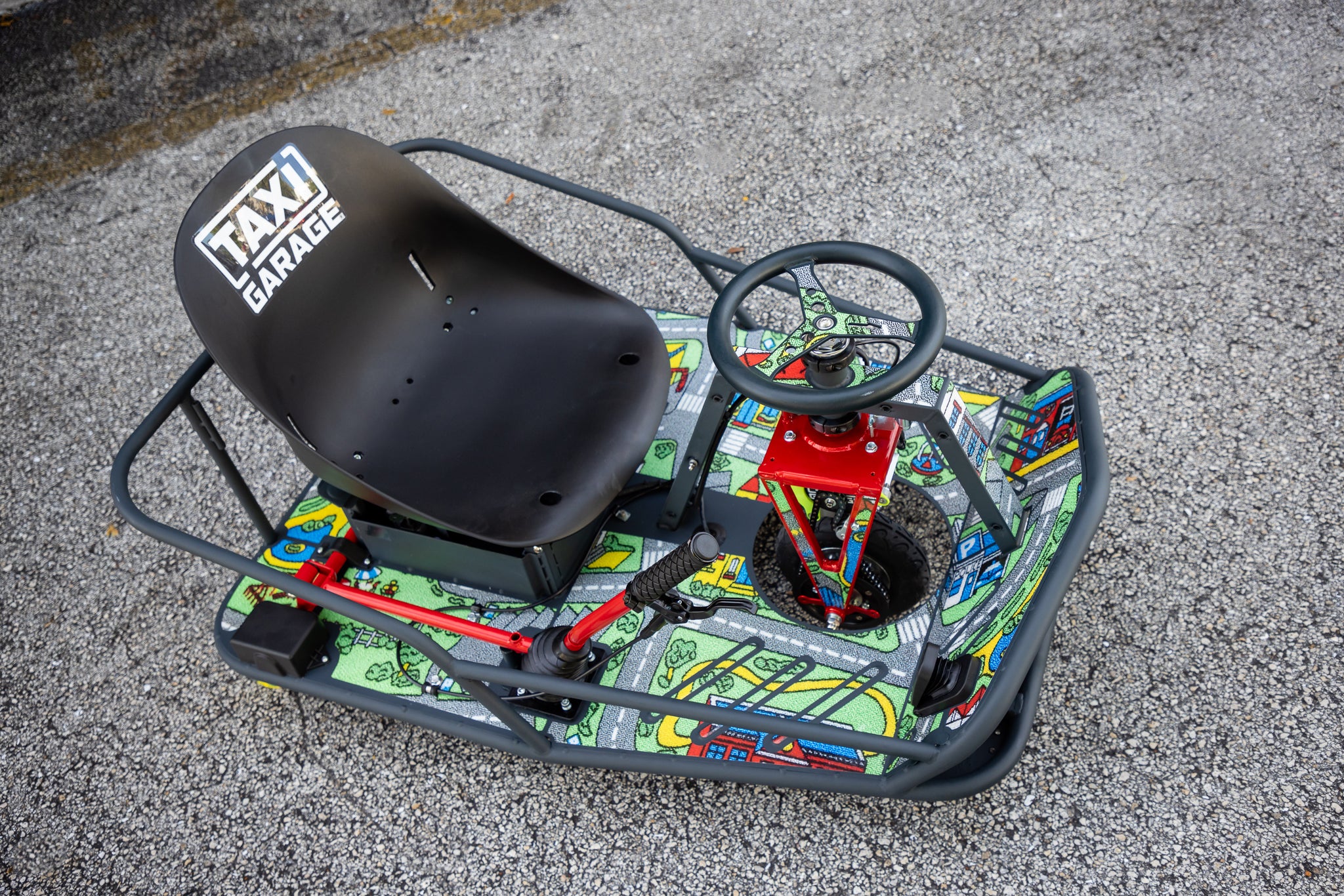 'Carpet Map' Stage 4 XL Taxi Garage Crazy Cart INVENTORY