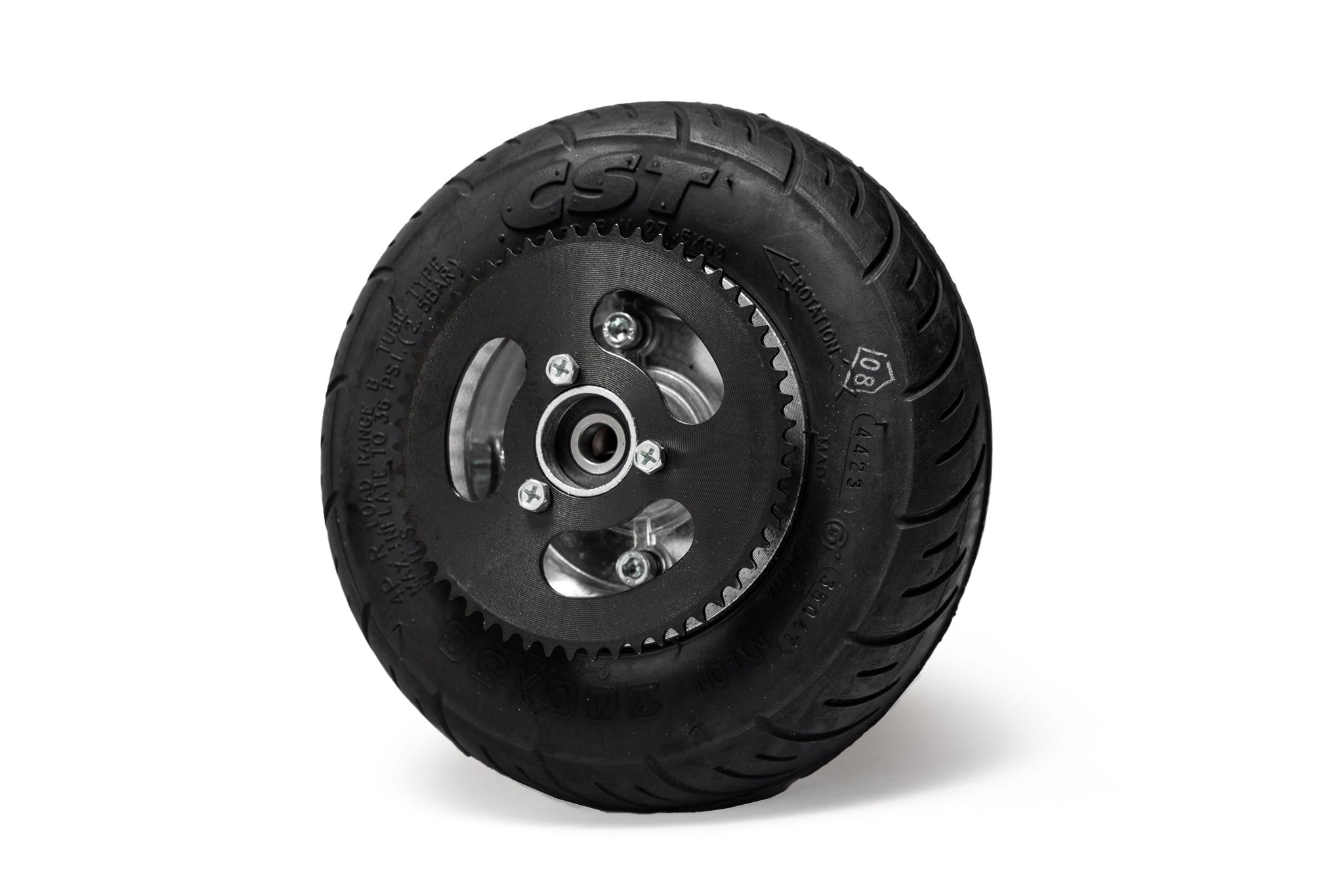 Crazy Cart Front Wheel Complete (standard size cart)