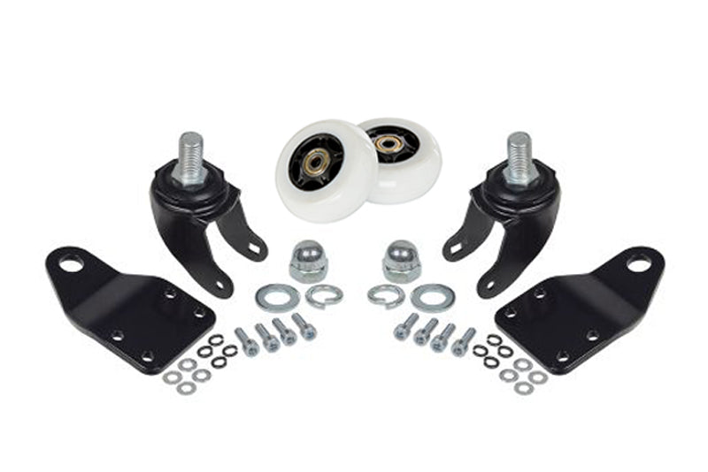 Front Caster Set w/Bracket for Crazy Cart DLX (Deluxe)