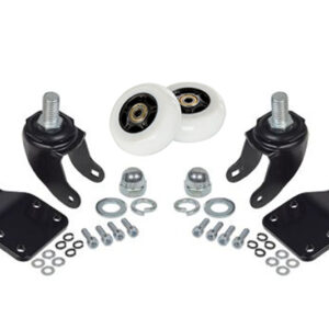 Front Caster Set w/Bracket for Crazy Cart DLX (Deluxe)
