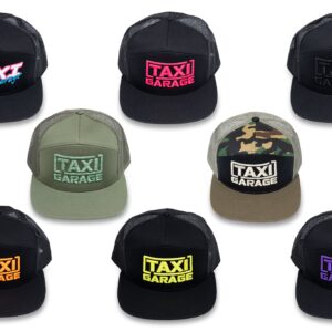 NEW! TAXI GARAGE 5 Panel Mesh Hat