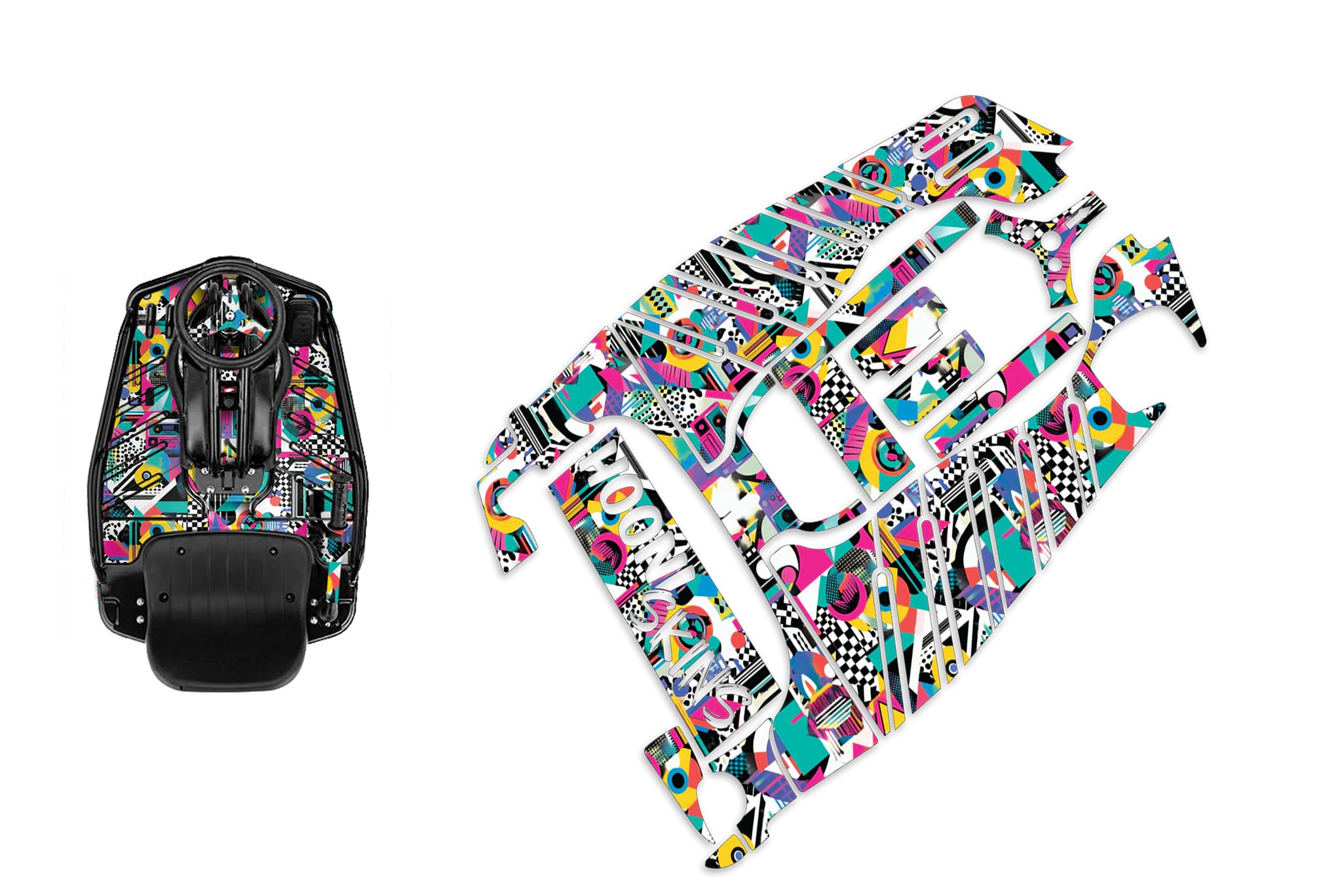 RipSkinz '90's' Standard Crazy Cart Livery Kit