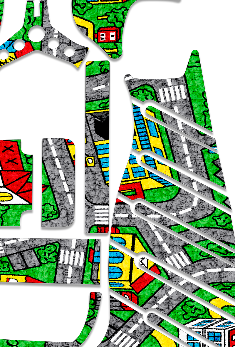 RipSkinz 'City Play Mat ' Standard Crazy Cart Livery Kit