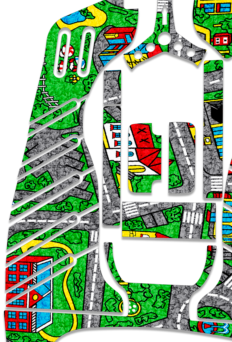 RipSkinz 'City Play Mat ' Standard Crazy Cart Livery Kit
