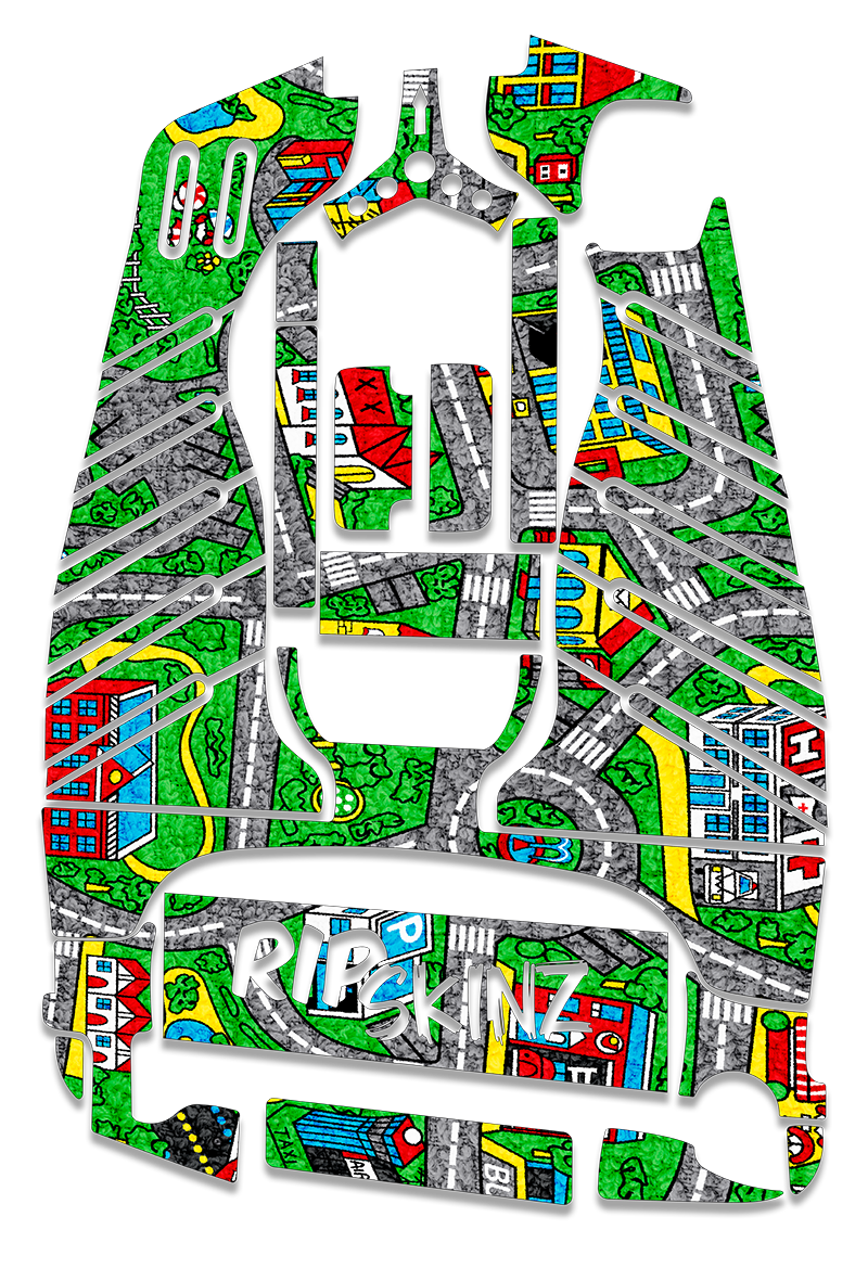 RipSkinz 'City Play Mat ' Standard Crazy Cart Livery Kit