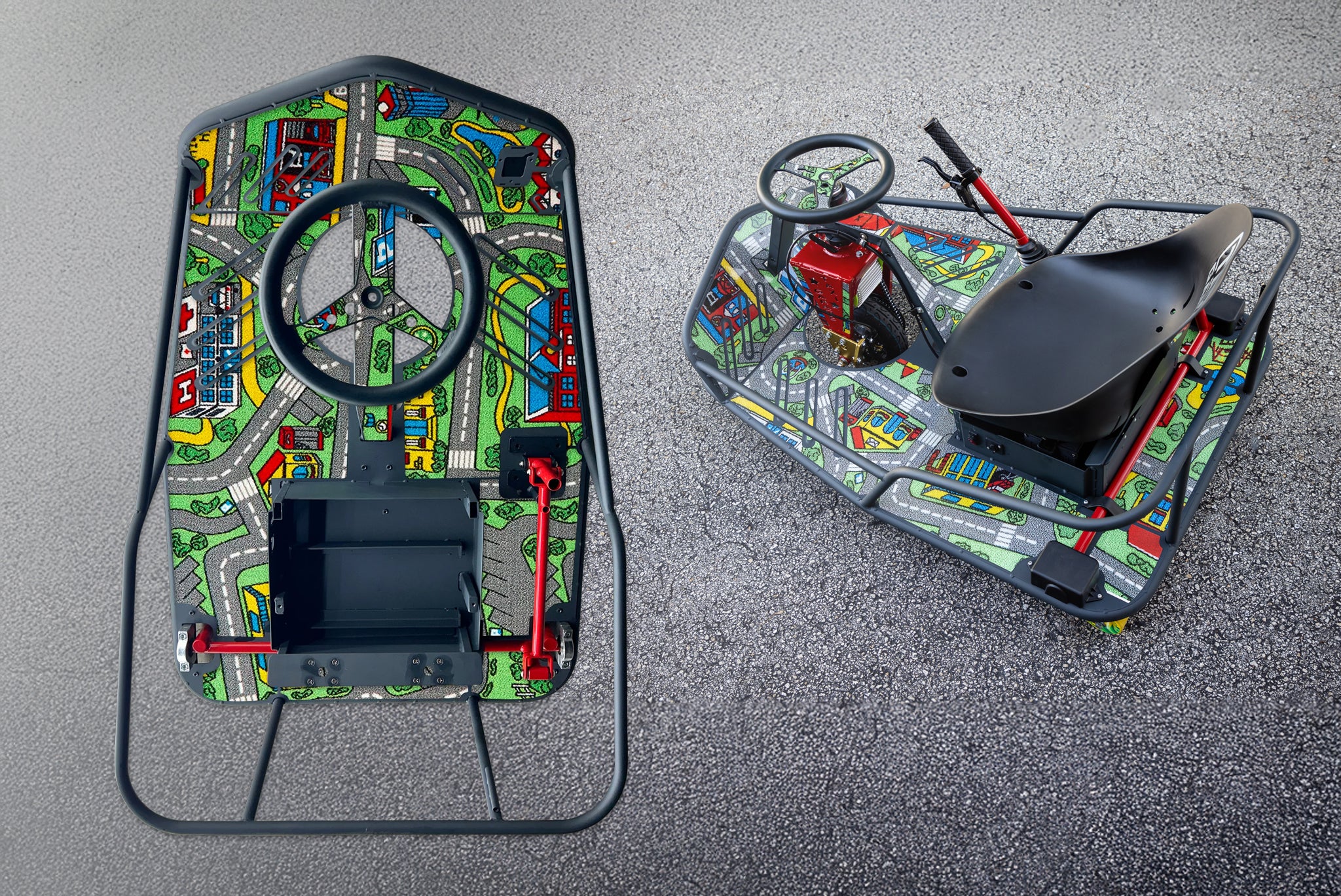 RipSkinz 'City Play Mat ' XL Crazy Cart Livery Kit