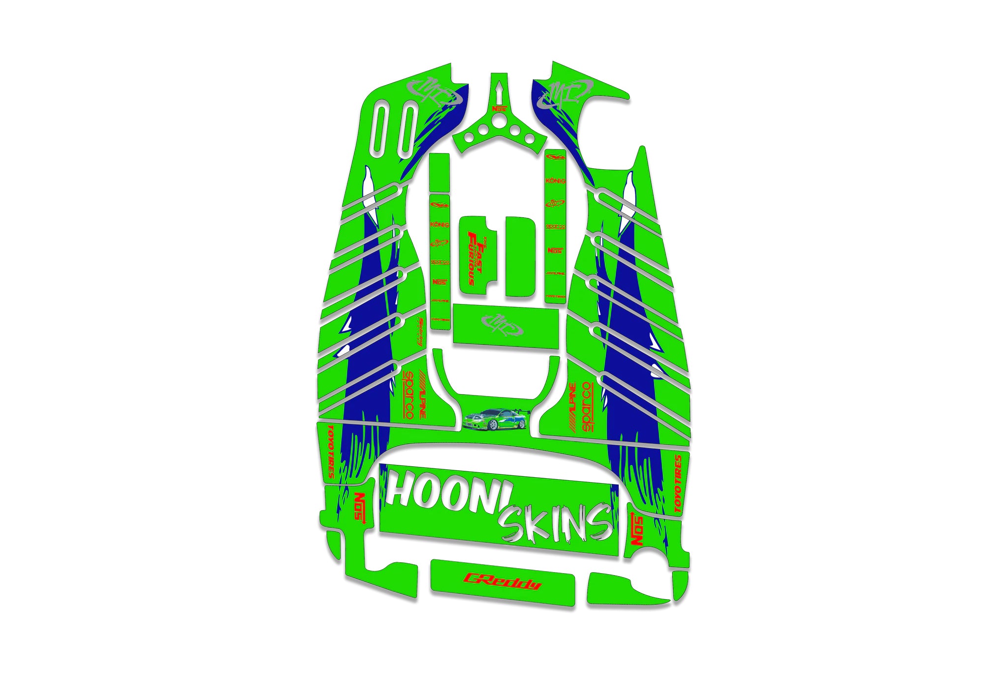 RipSkinz 'F&F Brian' Standard Crazy Cart Livery Kit