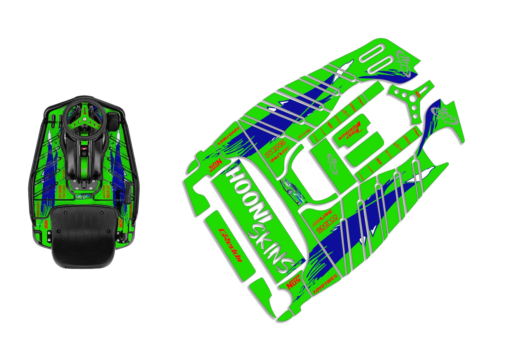 RipSkinz 'F&F Brian' Standard Crazy Cart Livery Kit