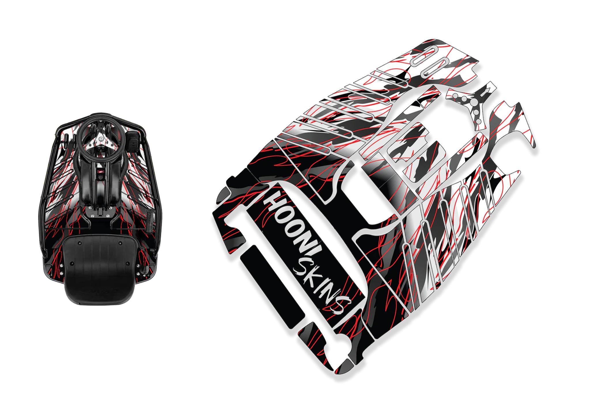 RipSkinz 'Faded Flame' Standard Crazy Cart Livery Kit