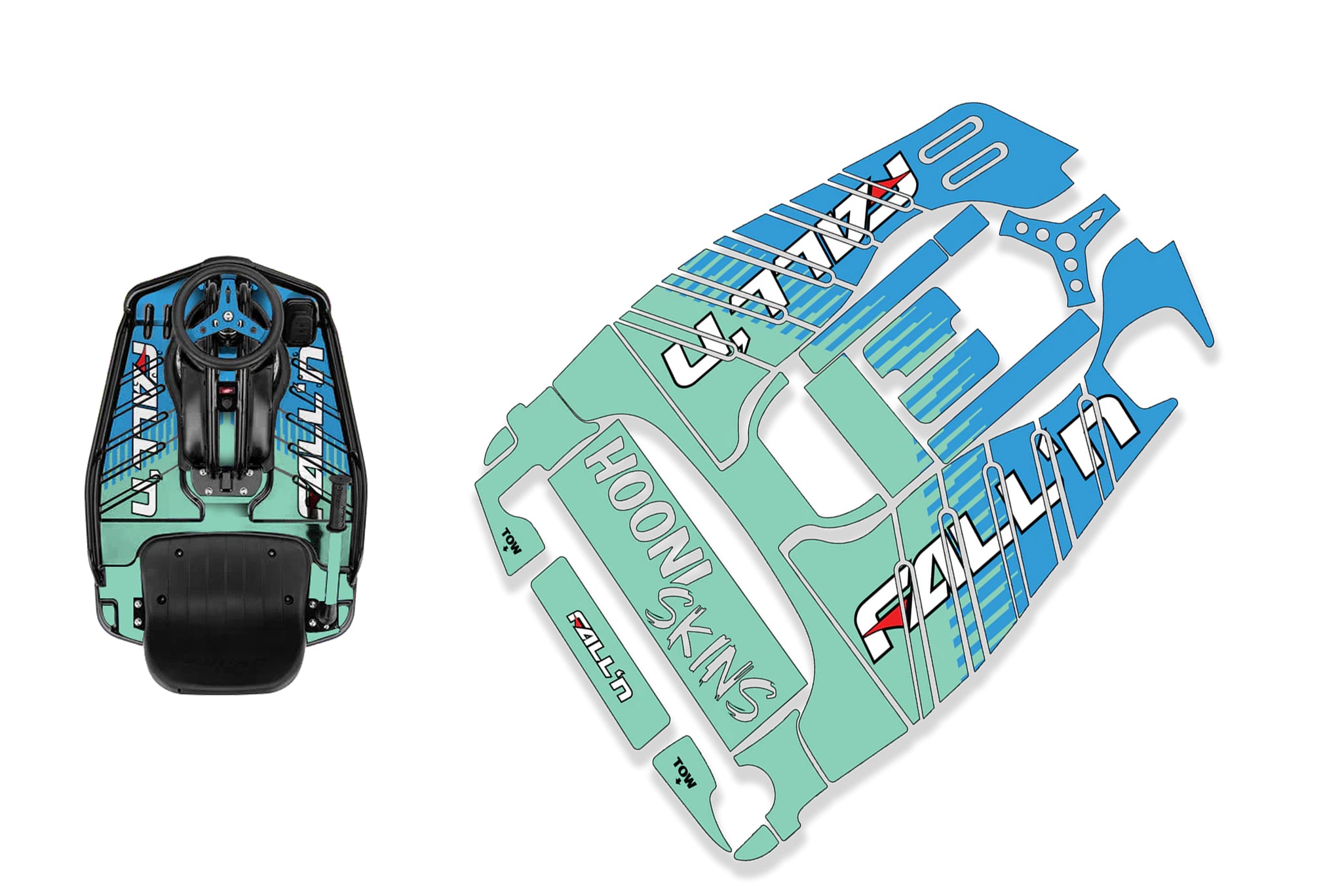 RipSkinz 'FALL'N LIVERY' Standard Crazy Cart Livery Kit