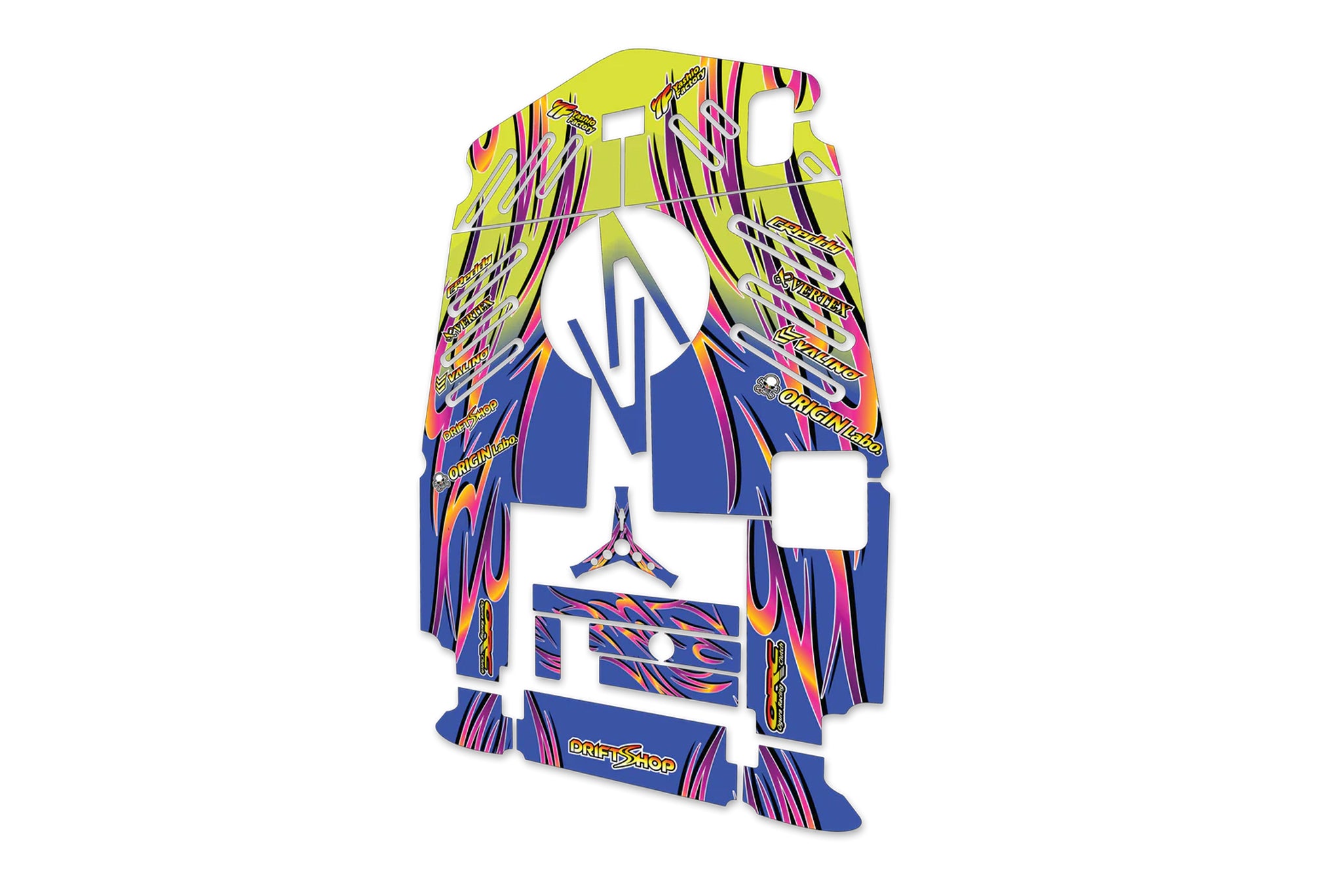 RipSkinz 'Retro Drift Livery' XL Crazy Cart Livery Kit