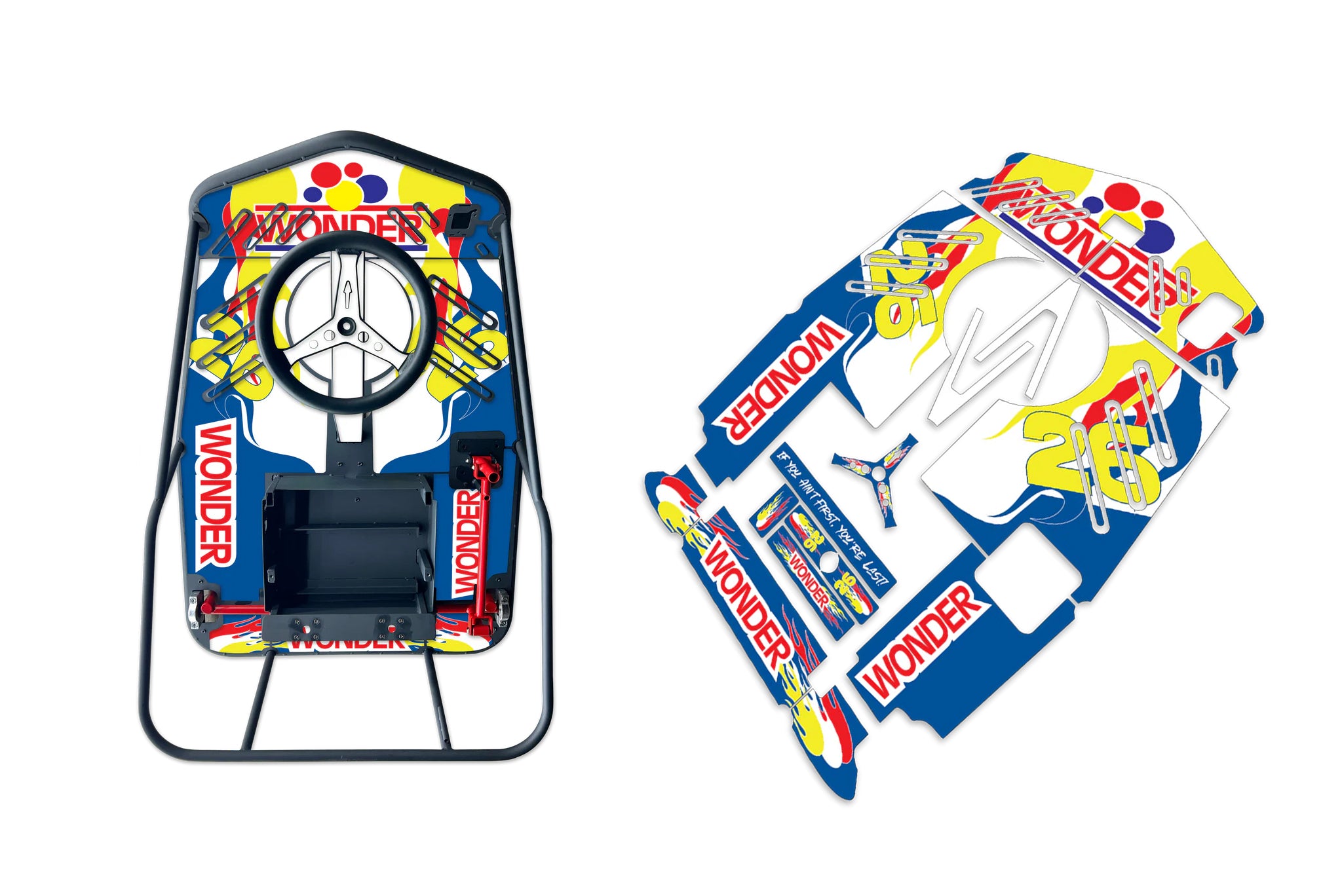 RipSkinz 'Shake N' Bake' XL Crazy Cart Livery Kit