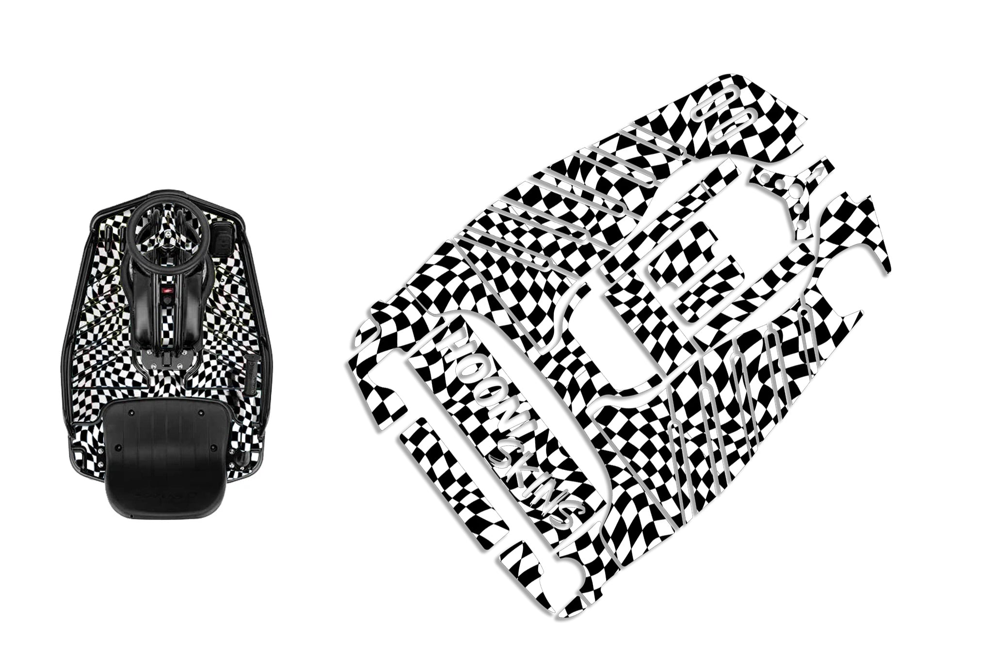 RipSkinz 'Trippy Checker' Standard Crazy Cart Livery Kit