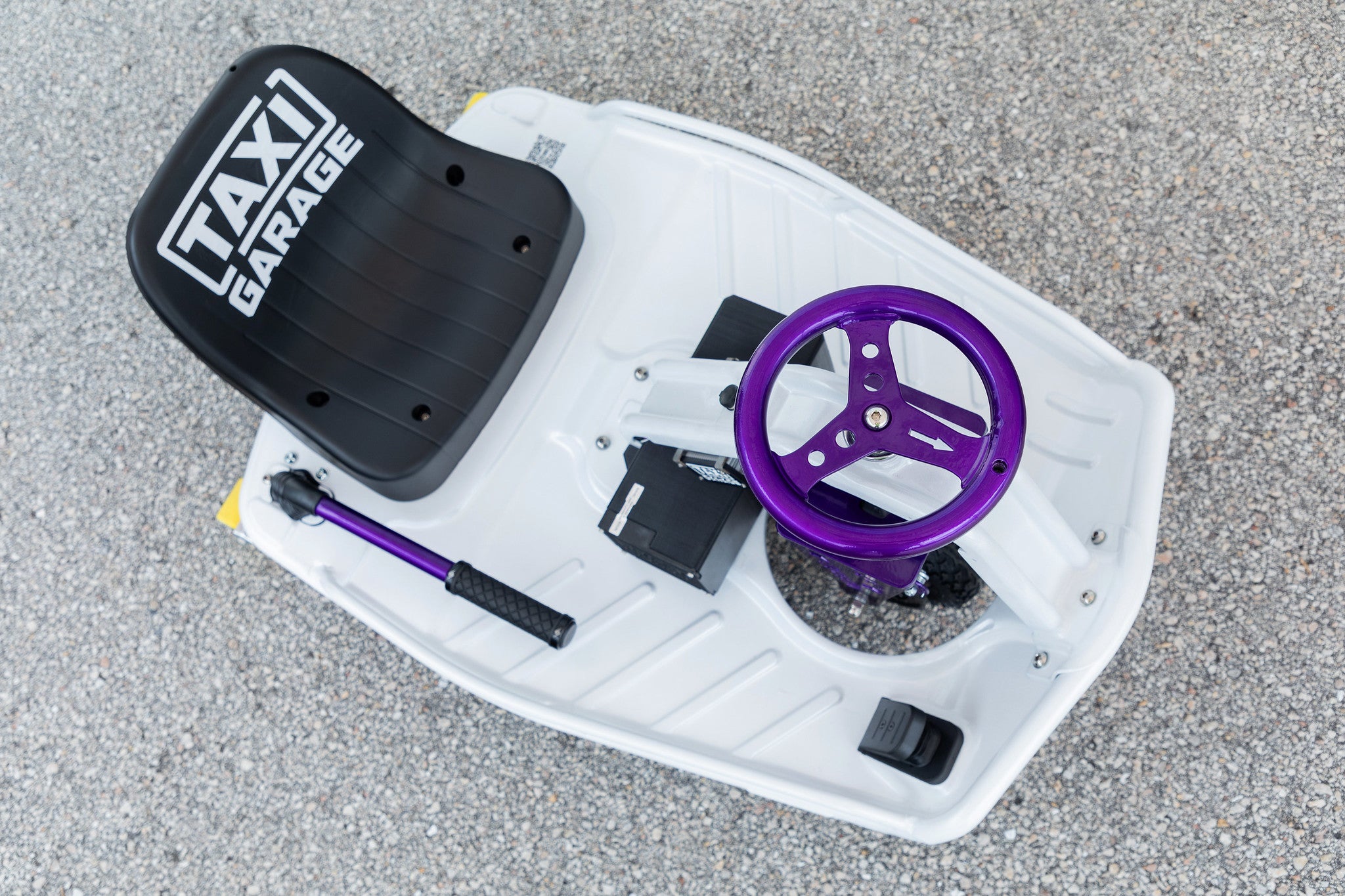 Stage 3 Taxi Garage Crazy Cart White/Purple INVENTORY