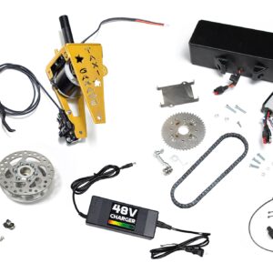 TAXI GARAGE 1100W 48v Motor Upgrade Kit - Standard Crazy Cart