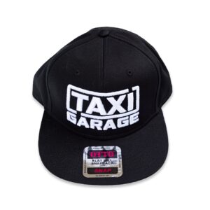 TAXI GARAGE Black Snap Back Hat