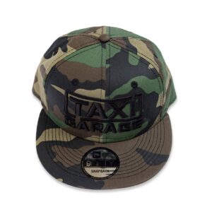 TAXI GARAGE Camo Snap Back Hat