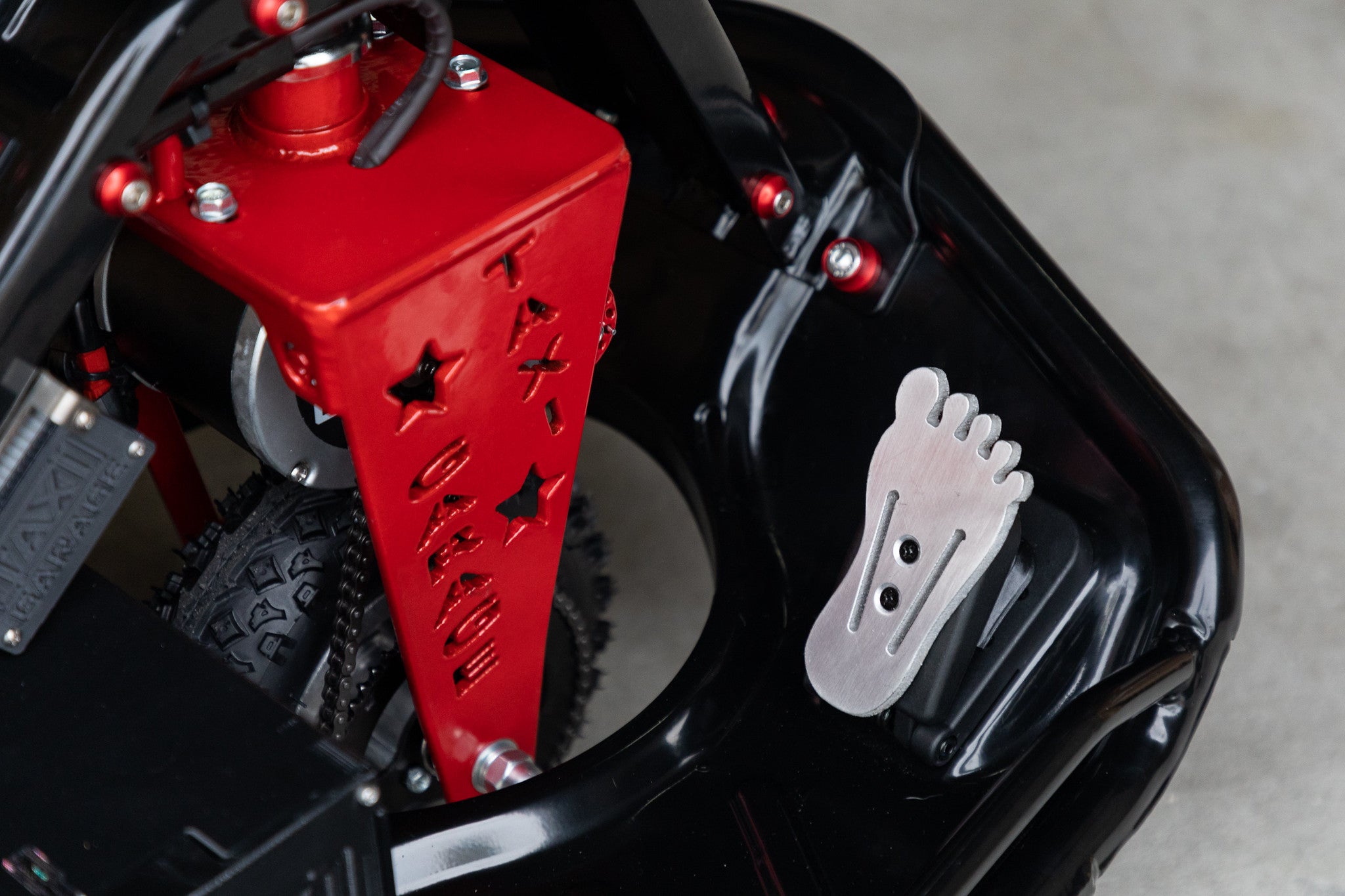 TAXI GARAGE Foot Print Gas Pedal- XL and Standard Crazy Cart
