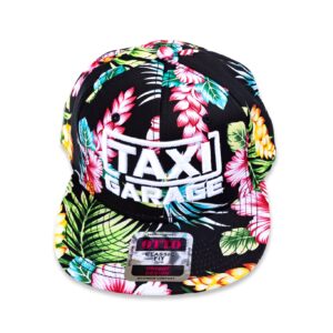 TAXI GARAGE Full Floral Vibe Snap Back Hat