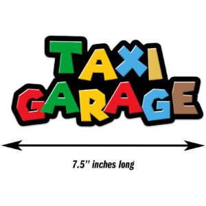 Taxi Garage Mario Kart Bumper Sticker