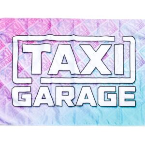 TAXI GARAGE Miami Vice Shop Flag 3x5