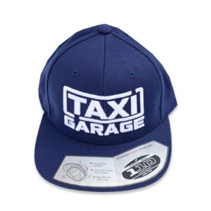 TAXI GARAGE Navy Snap Back Hat