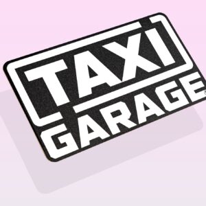 TAXI GARAGE Seat Decal